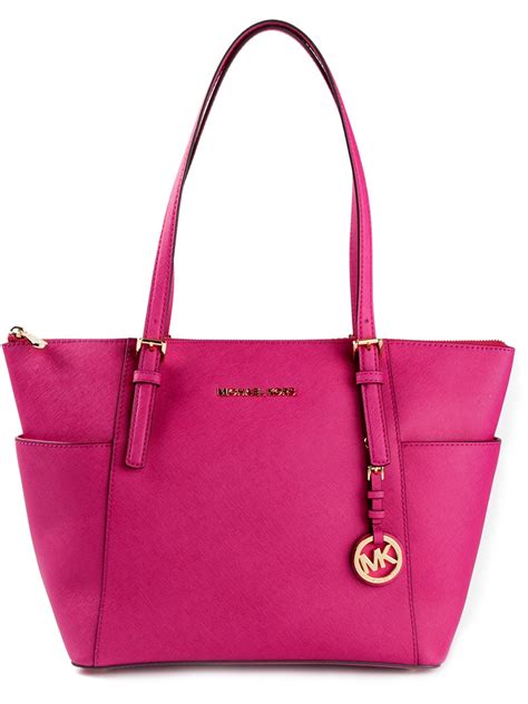 michael kors jet set purse pink|Michael Kors outlet jet set.